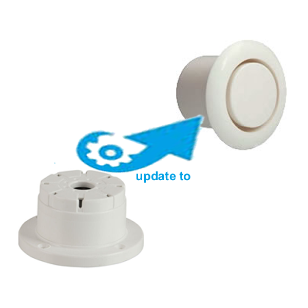 Alarm kit top hat piezo update to flush mount Piezo