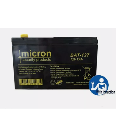 Bosch alarm battery 12V 7Ah BAT-127 Micron