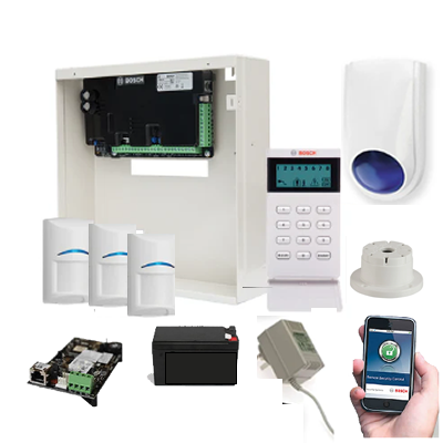 Bosch Alarm Kit  3000 WITH 3 PIR + ICON kp  IP System