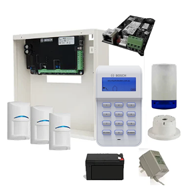 Bosch Alarm Kit  3000 WITH 3 PIR + ICON kp  IP System