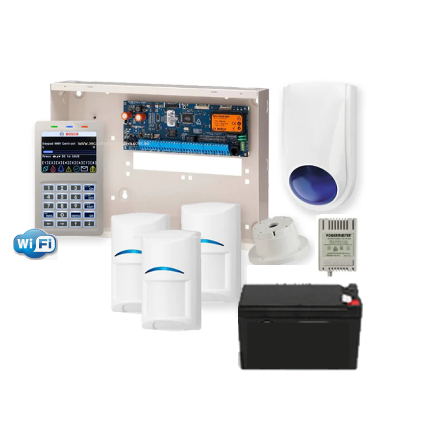 Bosch Alarm kit  6000 3 PIR wifi IP system