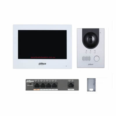 Dahua KTP01L-AUS 7inch Touch Screen IP Video Intercom Kit