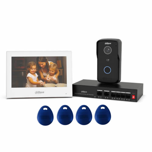 Dahua  KTP03W-S2 Touch Screen IP Video Intercom tag /token Kit Program set up