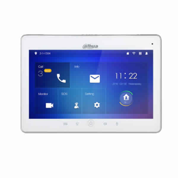 Dahua intercom  IP 10 Inch Screen Indoor Monitor White DH-VTH5241DW-S2