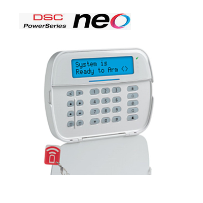 DSC NEO LCD Full Message Hardwired Keypad  Transceiver / Proximity HS2LCDRFP4-N