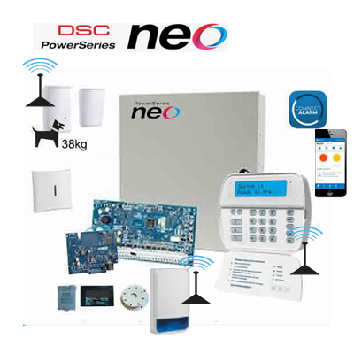 DSC alarm Kit NEO16 Wireless IP system