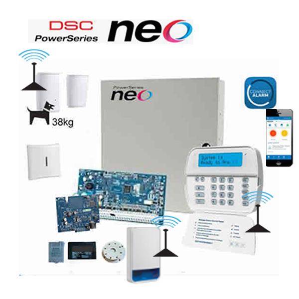 DSC alarm Kit NEO16 Wireless IP system