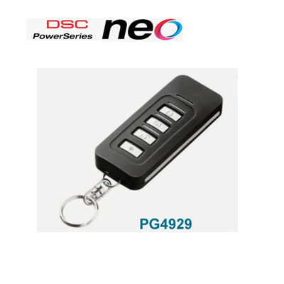DSC PG4929 Power-G Wireless 4-Button Keyfob Slimline