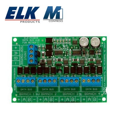 ELK M1 alarm M1DBHR ACTIVE DATA BUS HUB 101-206