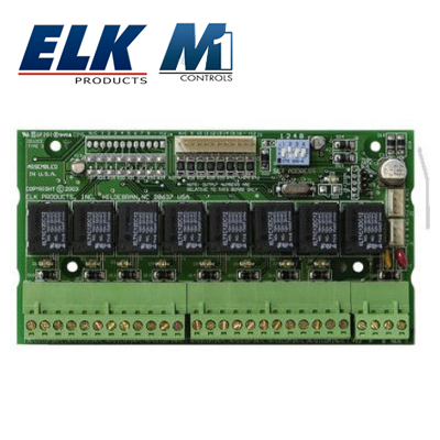 ELK M1 alarm M1-XOVR 16 OUTPUT EXPANDER 8 RELAY 8V 101-212