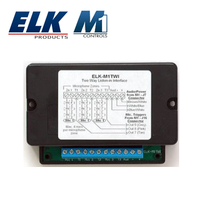 ELK M1 alarm 2 WAY LISTEN-IN INTERFACE 101-216