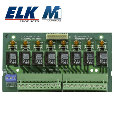 ELK M1 alarm M1-RB RELAY BOARD, 8 FORM C 101-213