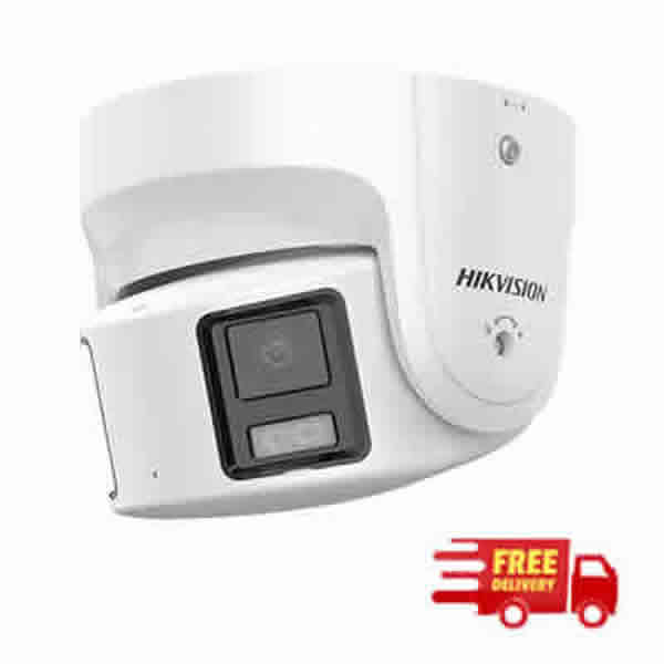 Hikvision Camera  8MP ColorVu Turret Dual Head PANORAMIC 180° DS-2CD2387G2P-LSU/SL