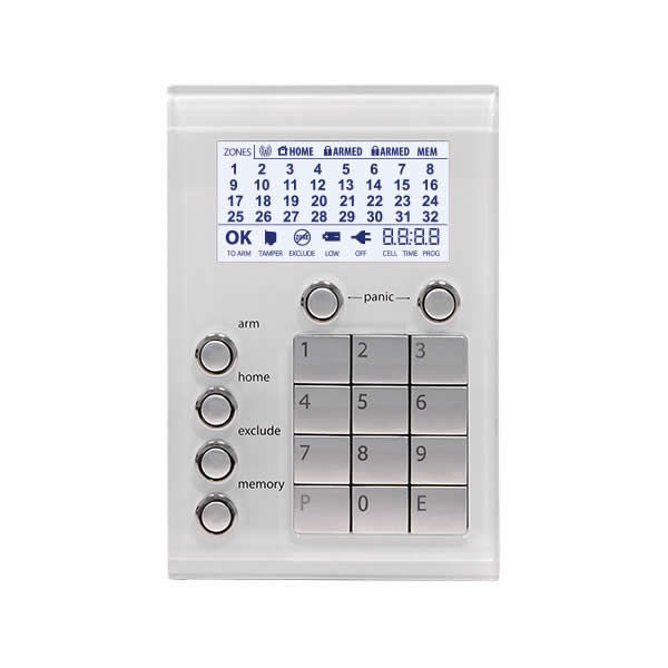 Ness Saturn+ Keypad White 106-323 WHT