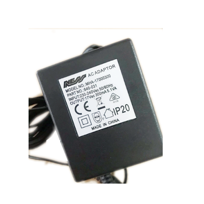 NESS Alarm Power PLUG PACK 17V 300MA guard SGII III SGIV R8 840-031 840-028