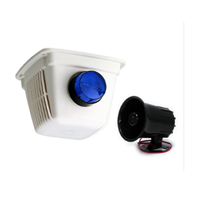 NESS 12V EXTERNAL SIREN HORN Blue light strobe KIT  K-1000