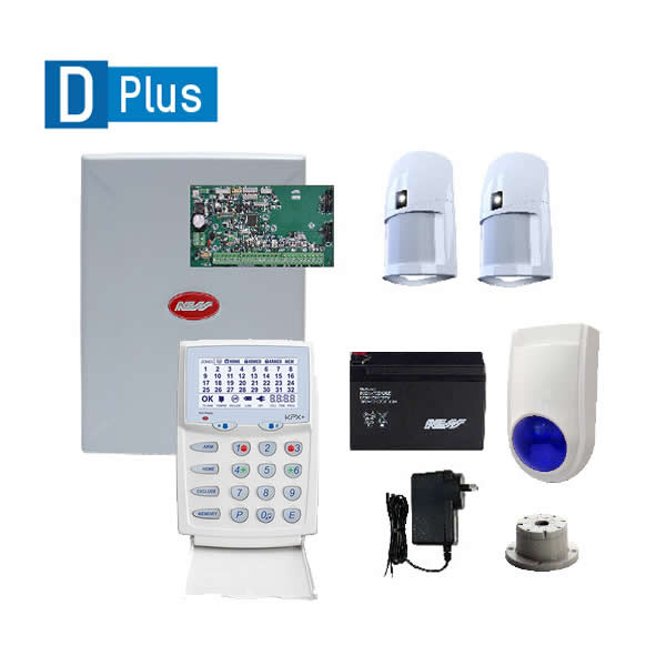 Ness alarm kit DPlus Base panel + KPX Keypad + LUX PIR K-9513-KPX