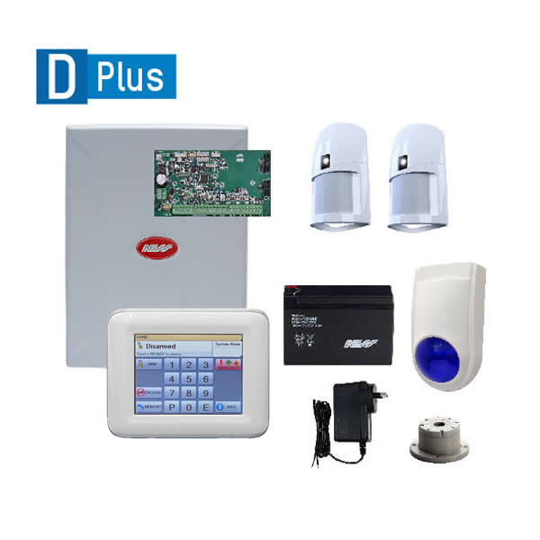 Ness alarm Kit DPlus Base panel + NAVIGATOR Keypad + LUX PIR K-9513-NAV