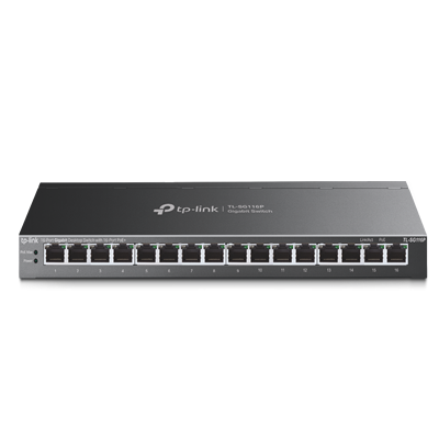 TP Link SG116P 16 Port Gigabit PoE+ Switch TL-SG116P