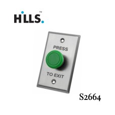 Hills Mushroom Request to Exit (REX) Button Green 