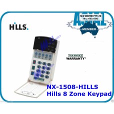 Hills DAS Alarm Reliance r8 NX-1508-HILLS 8 Zone LED Keypad
