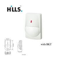Hills DAS Alarm sensor Optex RX-40QZ Quad Zone PIR +bracket