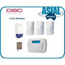 DSC Impassa Self-Contained Wireless Security System 3 PIRs
