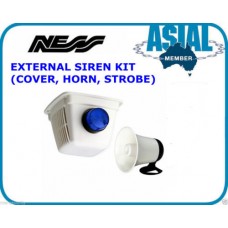 Ness Alarm External Siren Kit (Cover, Horn, Strobe) 106-039