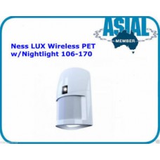 NESS LUX Wireless PET PIR 106-170 304MHz Motion Detector