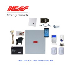 NESS D8XD Kit  with LCD KEYPAD + Z-Wave Gateway zComms APP control