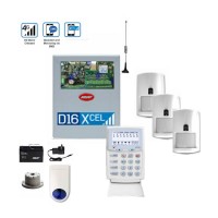NESS Alarm D16XCEL 4G  LUX QUAD Kit