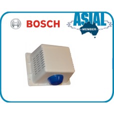 Bosch alarm white plastic siren BLUE STROBE LIGHT HORN SPEAKER standard quare