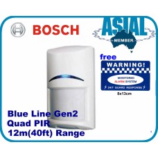 Bosch ISC-BPQ2-W12 Blue Line Gen2 Quad PIR Motion Detector Alarm Sensors 