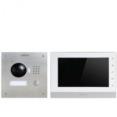 Dahua Intercom 2 wire IP system one door station one indoor monitor white