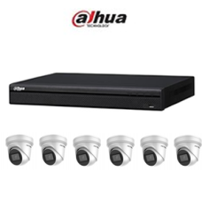 Dahua CCTV  NVR4108HS with 6 Cameras kit
