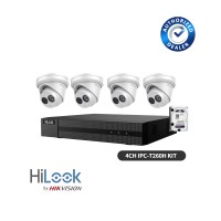 HiLOOK  CCTV Security Camera System 4ch 6mp kit