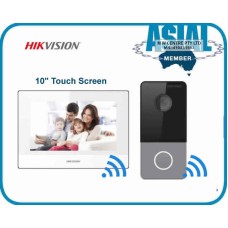 HIKVISION Video IP Intercom Kit DS-KH8520-WTE1 10" touch screen WIFI